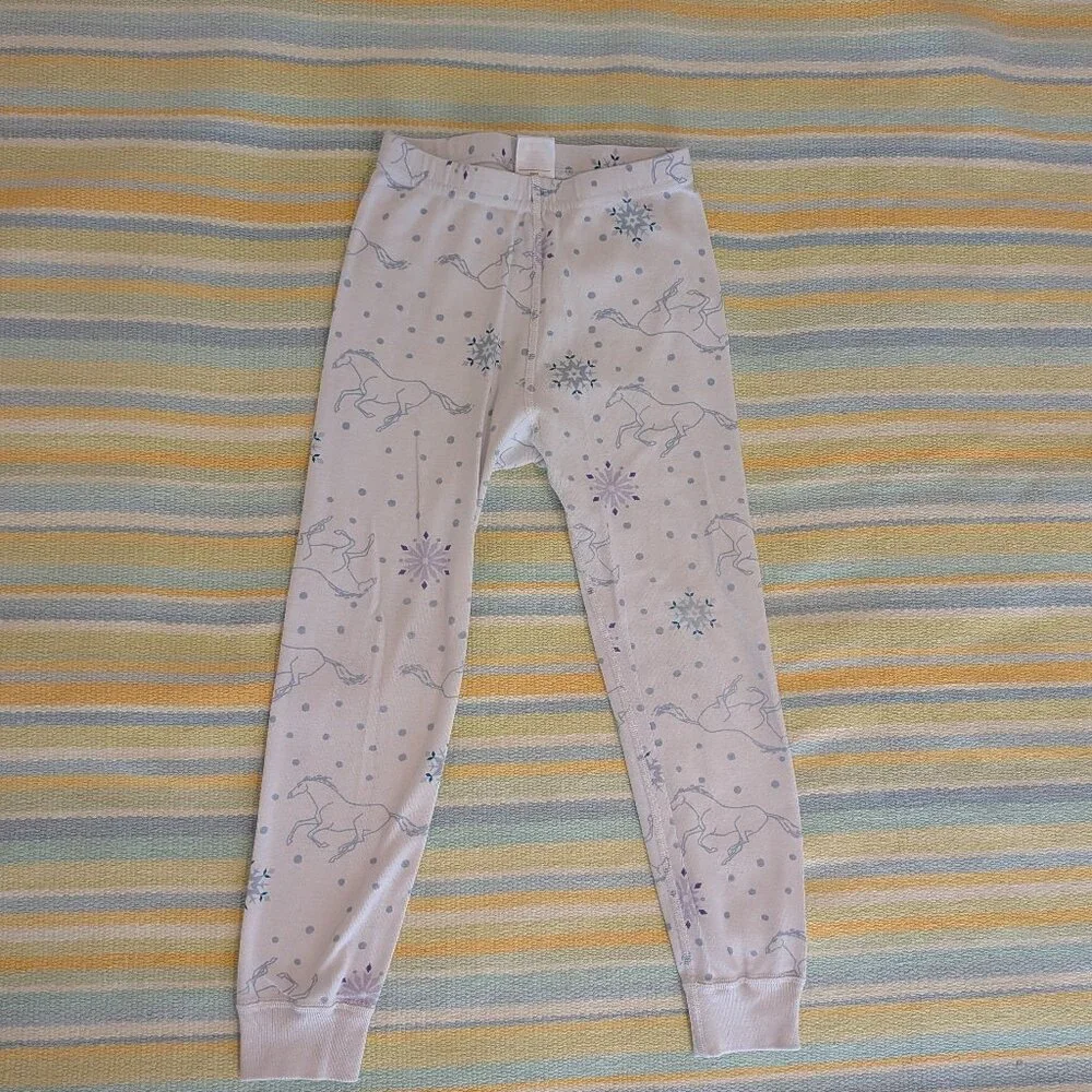 ⭐ Girl's Hanna Andersson Frozen II Pajama PJ Pants size 5